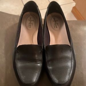 Woman’s Clark’s Juliet Lora 7.5 m black shoes